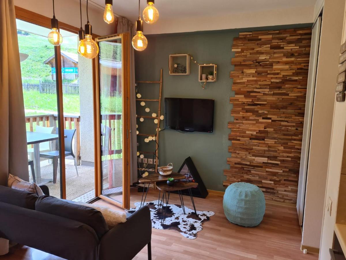 Les Orres 1800 Appartement 4 P Jacuzzi Balneo Prive Vue Piste Piscine Residence Exterior photo